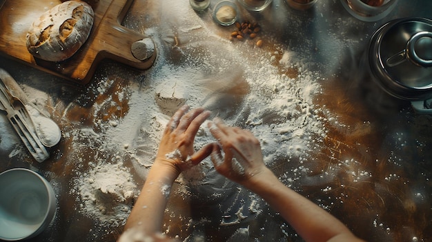 kuchnia zacieranie ciasta